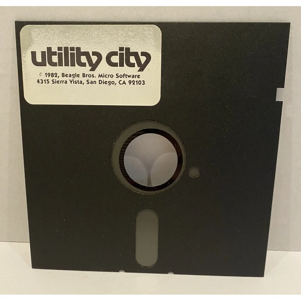 Beagle Bros Utility City Apple II 1982 Floppy Disk Brothers